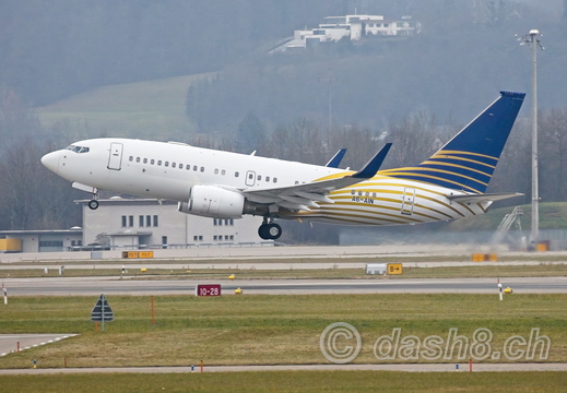 Boeing 737-7Z5 BBJ, A6-AIN