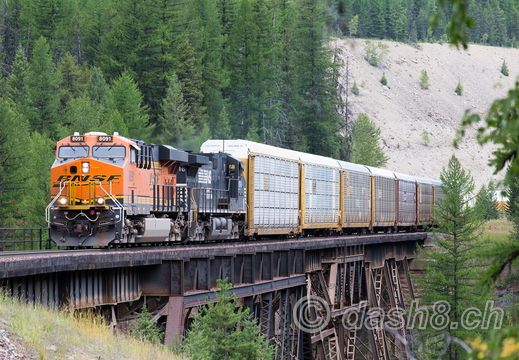 BNSF 8091(ES44C4), NS 9516(C40-9W)