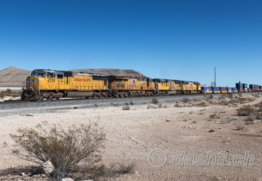 UP 4339(SD70M), UP 7457(AC45CCTE), UP 5059(SD70M), UP 4830(SD70M